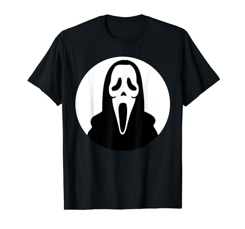 Ghost Scream Scary Face Retro Trendy DIY Halloween Costume T-Shirt
