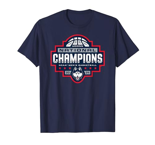 Connecticut Huskies National Champs 2024 Basketball Logo T-Shirt