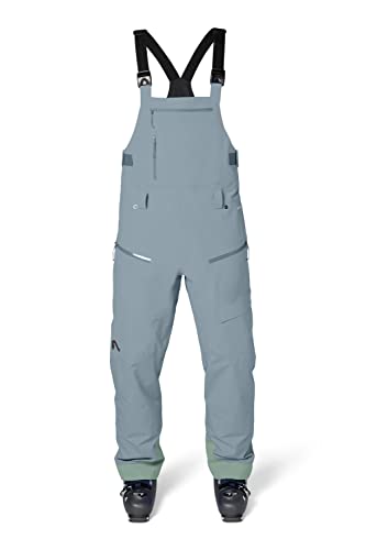 Flylow Men's Firebird Bib Waterproof Breathable Ski and Snowboard Pants - Slate - X-Large