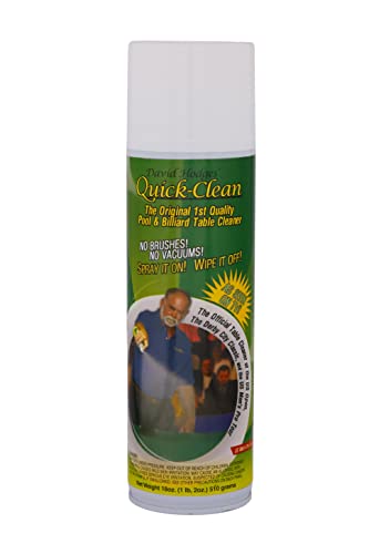 Quick Clean Pool Table Felt Cleaner Spray - Great for Pool Felt Cleaner Billiard Felt Cleaner Billiards Table Cleaner for Felt Pool Table Cleaning Kit