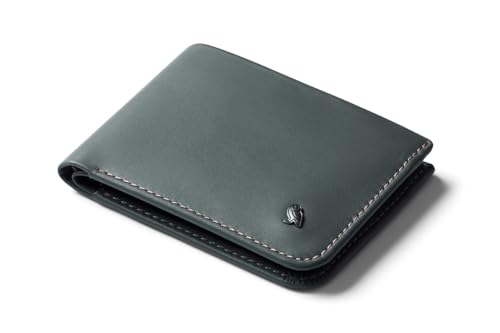 Bellroy Hide & Seek, slim leather wallet, RFID editions available (Max. 12 cards and cash) - Everglade
