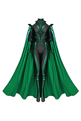 Women's Super Villain Goddess Costume Halloween Cosplay Jumpsuit Bodysuit M