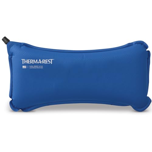 Therm-a-Rest Lumbar Travel Pillow, Polyester, Nautical Blue