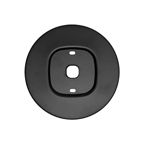 Aluminum Decorative Wall Trim Plate Mount for Ecobee 3 Lite Smart Home Thermostat (Black)