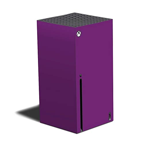 MightySkins Skin Compatible with Xbox Series X - Solid Purple | Protective, Durable, and Unique Vinyl Decal wrap Cover | Easy to Apply and Change Styles | Made in The USA (MIXBSERX-Solid Purple)