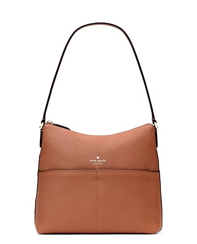 Kate Spade New York Kate Spade Bailey Textured Leather Shoulder Bag Purse Handbag, Warm Gingerbread