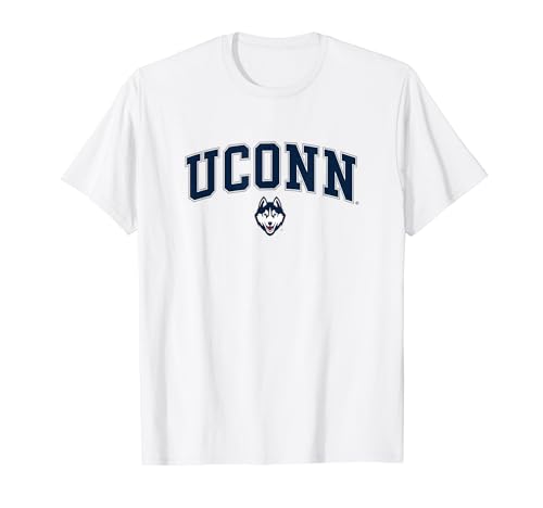 Connecticut Huskies Arch Over White Officially Licensed T-Shirt
