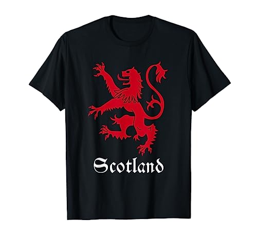 Scottish Lion Rampant T-shirt Scotland Coat Arms Gift Emblem