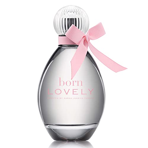 SJP Born Lovely Lush, Sweet, Elegant Amber Floral Eau De Parfum Spray Fragrance for Women - Mandarin, Peony, Honeysuckle, and Freesia - Intense, Long Lasting Scent - 3.4 oz