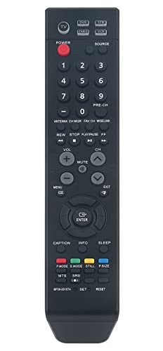 BP59-00107A Replace Remote Control fit for Samsung TV HL-S4266W HL-S4666W HLS4666WX/XAA HL-S4676S HL-S5066W HL-S5086W HLS5086WX/XAA HL-S5087W HLS5087WX/XAA HL-S5666W HL-S5686W HL-S5687W HLS5687WX/XAA