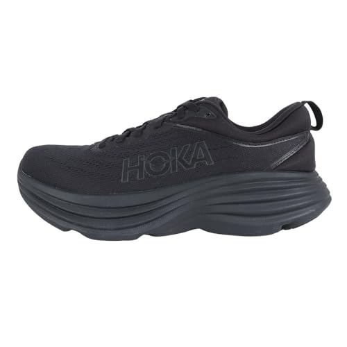 Hoka Men's Bondi 8 Sneaker, Black/Black, 11