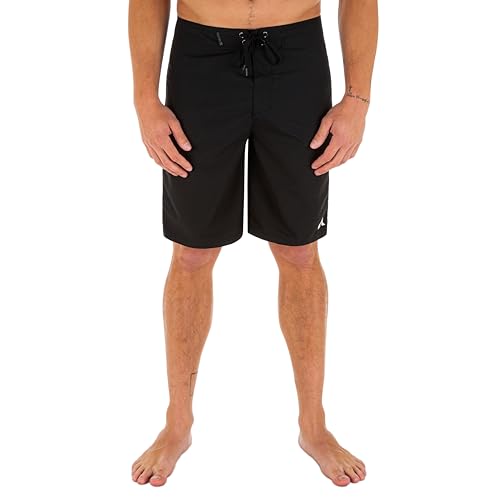 Hurley Men's Phantom One and Only Board Shorts, Black/White, 36