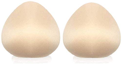 Ninery Ave 1 Pair Cotton Breast Forms Light Ventilation Sponge Boobs for Women Mastectomy Breast Cancer Support