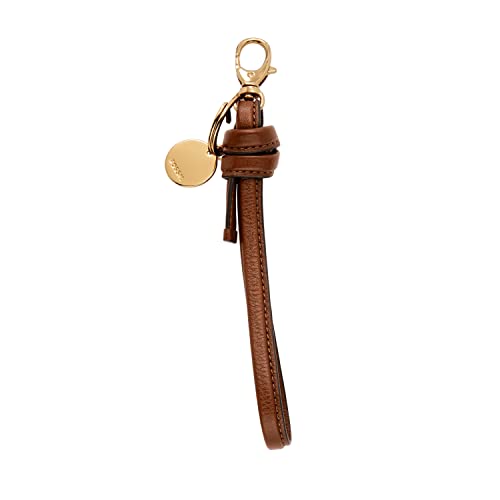 Fossil Women's Gift Leather Keychain, Medium Brown (Model: SLG1589200)