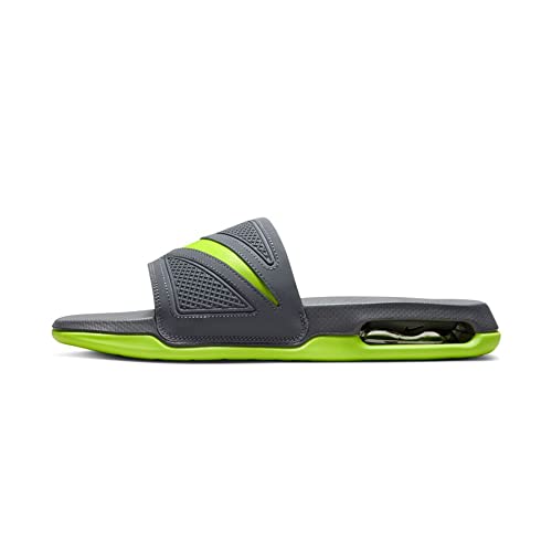 Nike Air Max Cirro Just Do It Athletic Sandal Solarsoft Slide (Grey/Green, numeric_11)