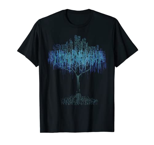 Binary Tree Coding Computer Programmer Tee Shirt T-Shirt