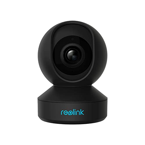 REOLINK 5GHz WiFi Indoor Camera, 5MP Plug-in Security Camera with 3X Optical Zoom, 360 Degree Baby/Dog Monitor with Auto Tracking, Person/Pet Detection, 2.4/5 GHz WiFi, Local Storage, E1 Zoom