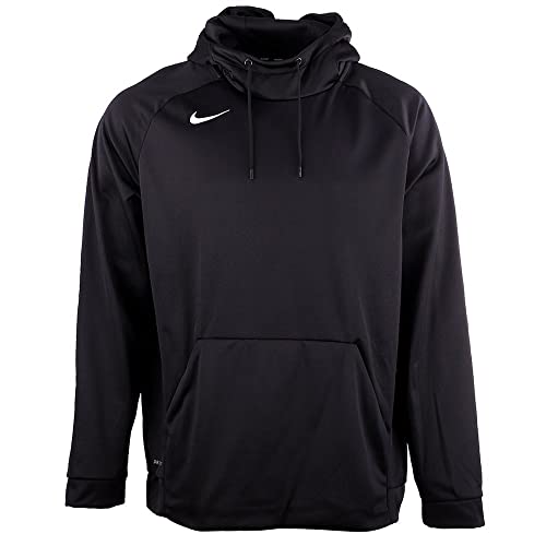 Nike Therma Men's Fleece Pullover Training Hoodie Hooded Sweatshirt, Black, Medium