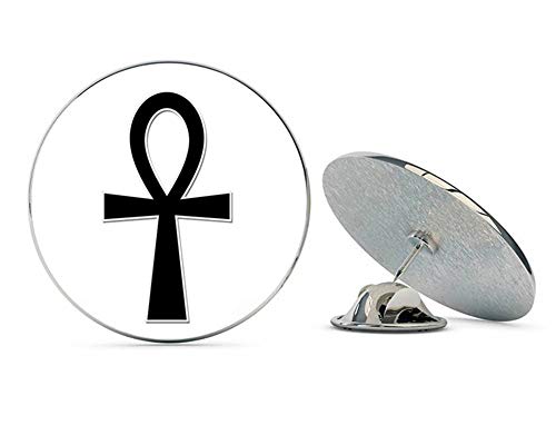 NYC Jewelers Ankh Symbol Eqyptian Cross Ancient Egypt Metal 0.75' Lapel Hat Pin Tie Tack Pinback