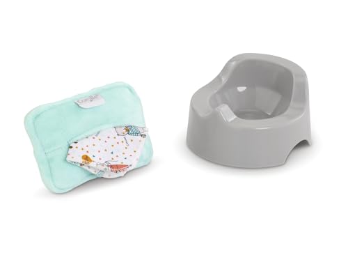 Corolle Potty and Wipe Baby Doll Accessory Set - for 12' Baby Dolls