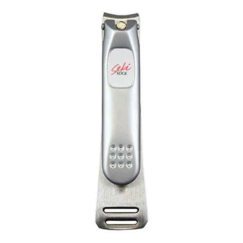 Seki Edge Nail Clippers (SS-106) - Stainless Steel Fingernail Clippers for Men & Women - Sharp Cutting Edges for Thick Nails - Professional & Home Use - Made in Japan