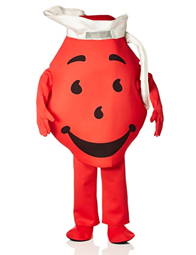 Rasta Imposta Men Kool Aid Guy Deluxe Adult Sized Costumes, Red, ONE US