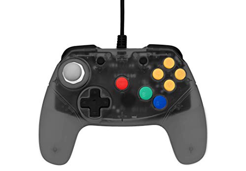 Retro Fighters Brawler64 Next Gen N64 Controller Game Pad - Nintendo 64 – Smoke Gray