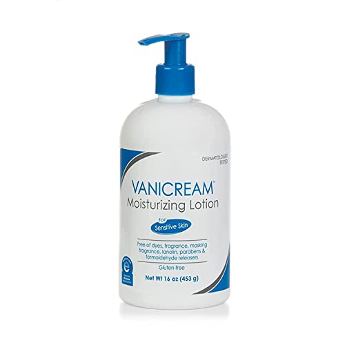 Vanicream Moisturizing Lotion with Pump Dispenser - 16 fl oz (1 lb) – Formulated Without Common Irritants for Those with Sensitive Skin