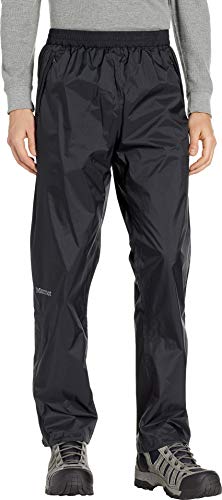 MARMOT Men's PreCip Eco Pant | Lightweight, Waterproof Pants for Men, Ideal for Hiking, Jogging, and Camping, 100% Recycled, Black, Large