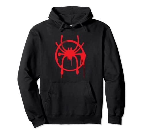 Marvel Spider-Man Into the Spider-Verse Red Icon Pullover Hoodie