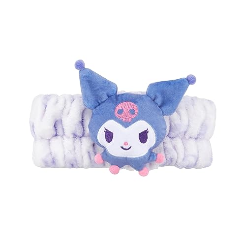 The Crème Shop 3D Teddy Headyband Ultra-Soft Plush Design Keeps Hair Away During Skincare & Makeup Routines Comfortable Fit Gentle on Skin Adorable Teddy Bear Aesthetic Washable (Kuromi)
