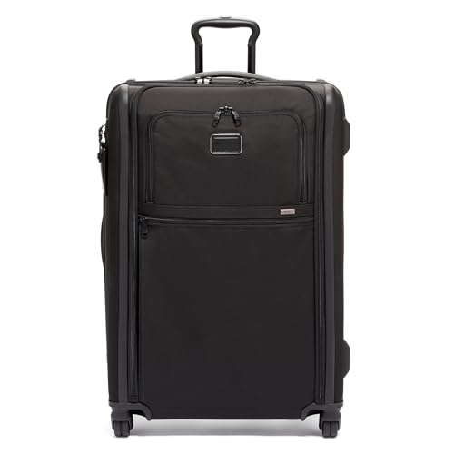 TUMI - Alpha Medium Trip Expandable 4-Wheeled Packing Case - Large Suitcase with Top and Side-Grab Handles - Black