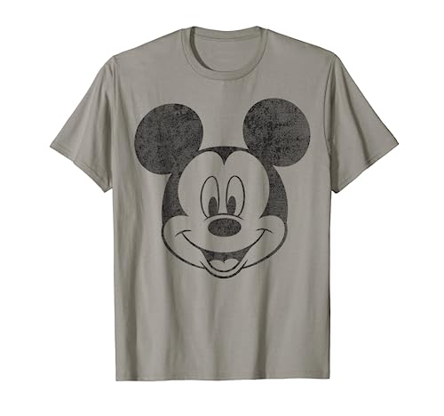 Disney Mickey Mouse Black and White Portrait T-Shirt