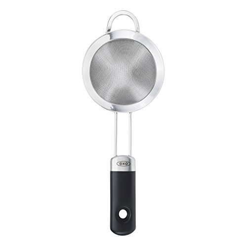 OXO SteeL Fine Mesh Cocktail Strainer, 3-inch,Stainless Steel