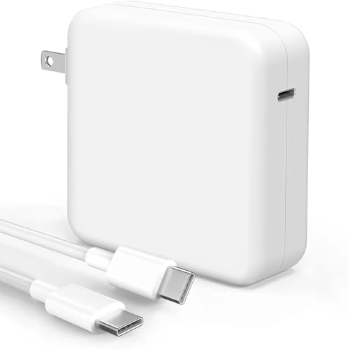 Mac Book Pro Charger - 118W USB C Charger Fast Charger Compatible with USB C Port MacBook pro/Air, ipad Pro, Samsung Galaxy and All USB C Device, Include Charge Cable（7.2ft/2.2m）