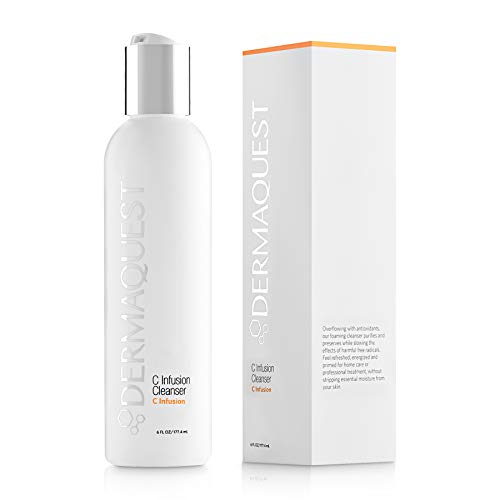 DermaQuest C Infusion Facial Cleanser - Vitamin C, Antioxidant, & Brightening Face Cleanser - Anti Aging Face Wash For Men & Women - For All Skin Types (6oz)