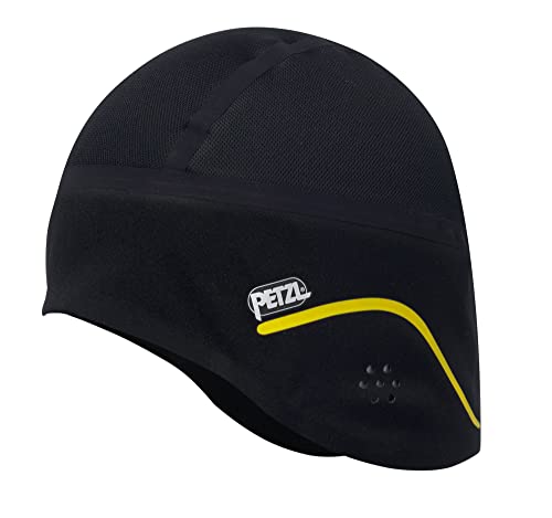 PETZL, Beanie Protective Cap for Cold and Wind, Black, L/XL