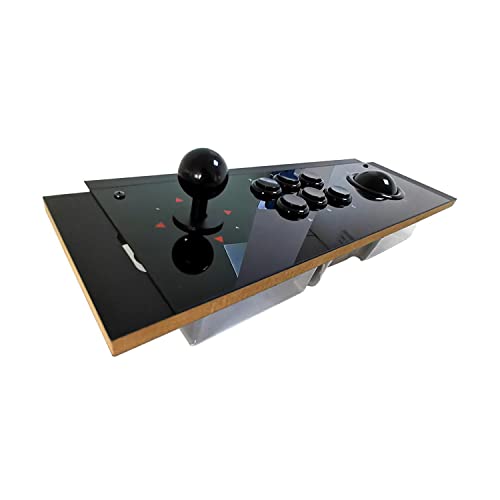 Arcade Control Panel, Drop-In Upgrade For Legends Pinball Arcade Machine Console, Home Arcade, Plug and Play Arcade Style 8-Way Joy Stick and Trackball Controllers