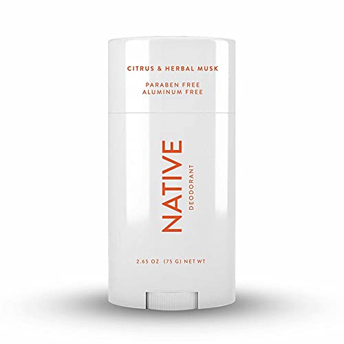 Native Deodorant Contains Naturally Derived Ingredients, 72 Hour Odor Control | Deodorant for Women and Men, Aluminum Free with Baking Soda, Coconut Oil and Shea Butter | Citrus & Herbal Musk