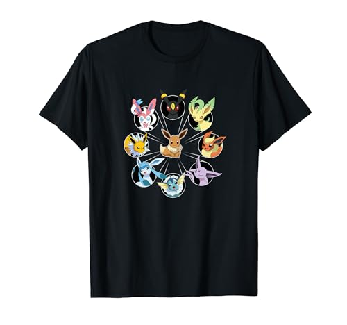 Pokémon - Eevee Evolution Circle T-Shirt