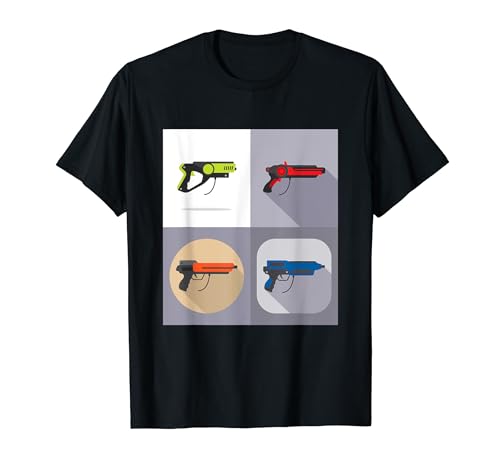 Graphic Laser tag guns set of 4 Indoor laser tag team T-Shirt