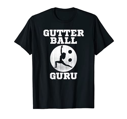 Gutter Ball Guru Funny Bowling Strike Team T Shirt