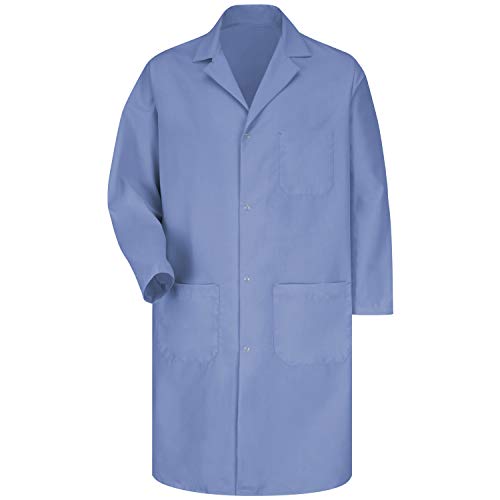 Red Kap Men's Lab Coat, Light Blue, Medium