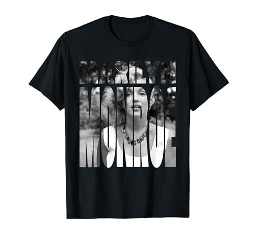 Marilyn Monroe Name Silhouette T-Shirt