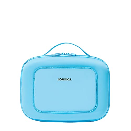 Corkcicle Crushproof Cooler Lunch Box, Reuseable Water Resistant Insulated Lunch Box, Perfect for Traveling with Wine, Beer, Ice Packs, and Lunches, Santorini Neoprene, Back to School
