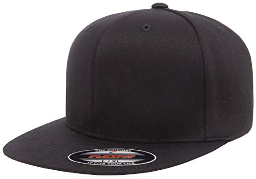 Flexfit Men's On Field Pro-Baseball Cap, Black, Large-X-Large