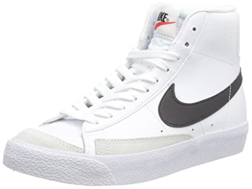 Nike Boy's Blazer Mid '77 (Big Kid) White/Black/Team Orange 4.5 Big Kid M