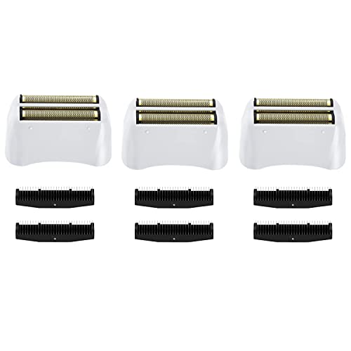 3 Pack Shaver Replacement Foil and Cutters compatible with'andis #17150 shaver foil replacement' Golden