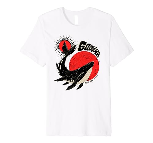 Gojira Whale Sun Moon Premium T-Shirt