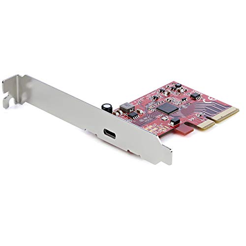 StarTech.com 1-Port USB 3.2 Gen 2x2 (20Gbps) PCIe Card - USB-C SuperSpeed PCI Express 3.0 x4 Host Controller Card - USB Type-C PCIe Add-On Adapter Card - Expansion Card - Windows & Linux (PEXUSB321C)